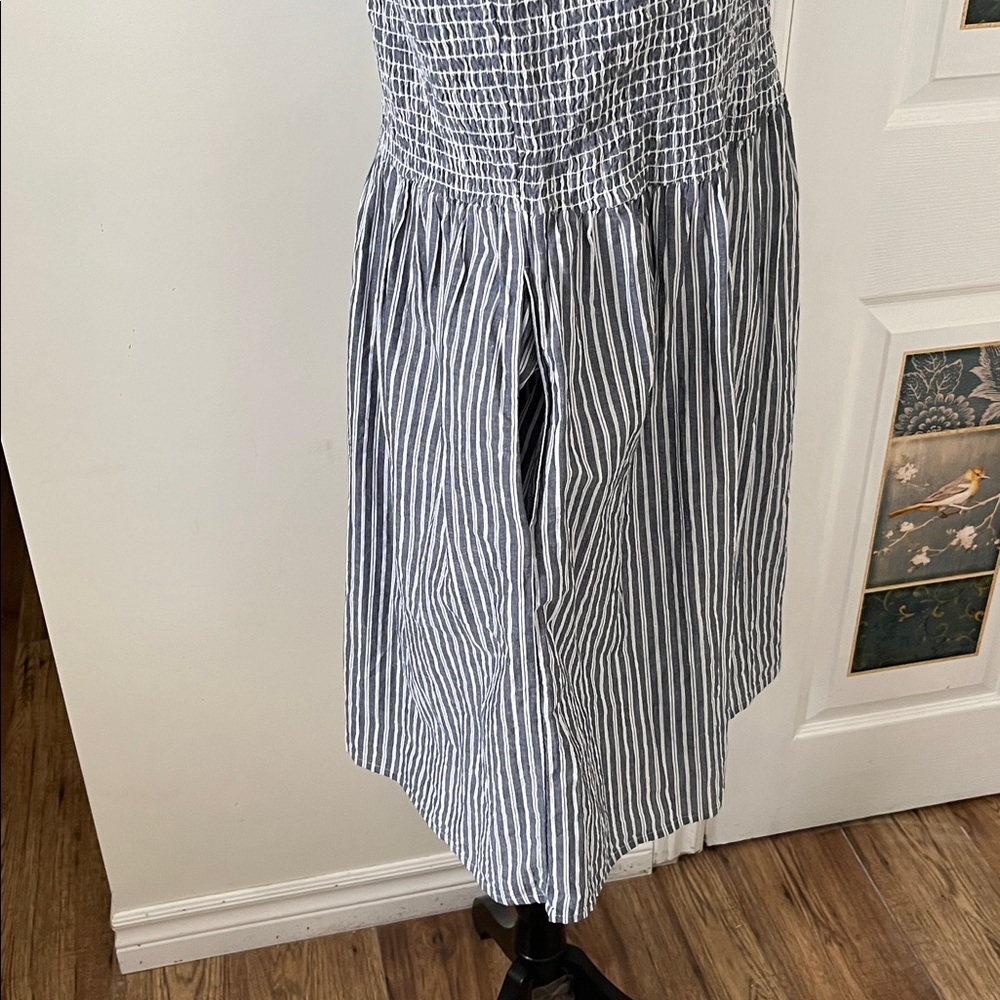 French Connection Blue and White Striped Mini Dress - Picture 4 of 13